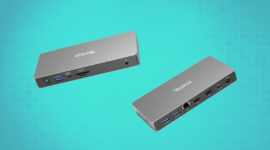 "Nový dok Plugable UD-4VPD podporuje USB 4 a Thunderbolt 4 s možností připojení dvou 4K displejů s frekvencí 120Hz"