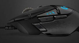 Sleva 50% na profesionální herní myš Logitech G502 Hero s kabelovým připojením.