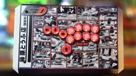 "Stickless Mad Catz TE1 - Initial D-themed fight stick modifikovaný pomocí Raspberry Pi"