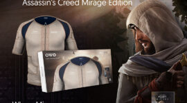 Ubisoft a OWO oznámili partnerství pro hru Assassin's Creed: Mirage - speciální edice OWO triček s haptickou odezvou v duchu Assassin's Creed.