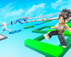 "Mega Easy Obby: Nejlepší parkour hra na Roblox s 825 úrovněmi!"