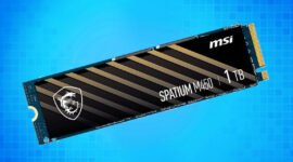 "MSI Spatium M450 1TB SSD dosáhl nejnižší ceny při uplatnění zahrnuté slevy na Newegg"