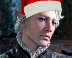 Astarion a přátelé potkávají Santu v animaci Baldur’s Gate 3