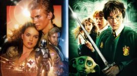 Stejná hudba v Star Wars a Harry Potter 2 během letových honiček