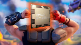 "AMD's nový procesor dosahuje ve hře Fortnite 132 snímků za sekundu bez grafické karty"