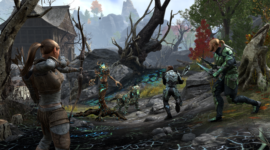 "Okouzlující snímky zlaté cesty ve hře Elder Scrolls Online"