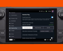 Jak nastavit Steam Deck Remote Play pro streamování PC her.