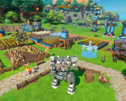 Nová útulná farmářská hra s mechy na Steamu
