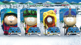 "Speciální edice Xbox řady X s postavičkami South Park"
