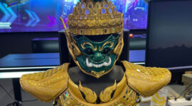 Úžasný herní počítač AMD oslavuje zeleného thajského démonického krále