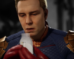 První pohled na Homelander ve hře Mortal Kombat 1